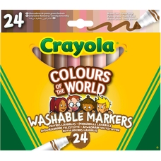 Crayola Colors of the World Markers - Pack of 24